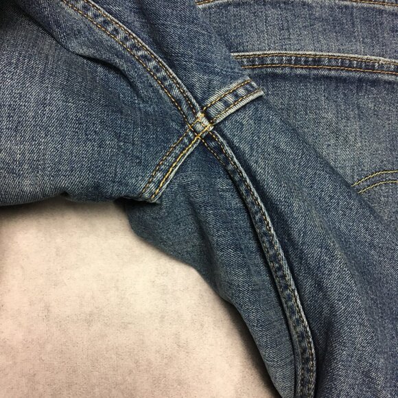 Levis Mens 505 Regular Fit Blue Jeans size 36x34 Stretch Denim Pants - Picture 15 of 16